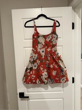 Abercrombie & Fitch Basque Waist Floral Dress/Romper - NWOT - Sz S